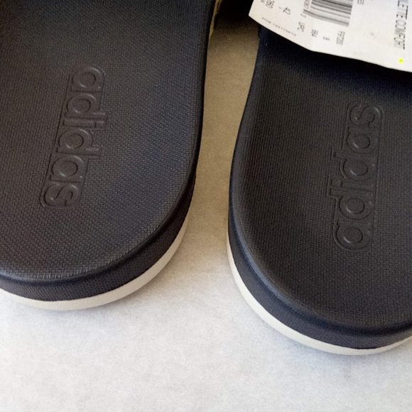 New Adidas WMN's Comfort Slides Grey Copper US 9 - Picture 10 of 12